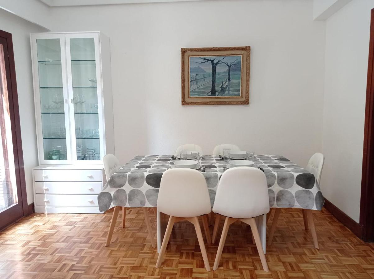 Easo Terrace Apartment Free Private Parking And Air Conditioning 圣塞瓦斯蒂安 外观 照片